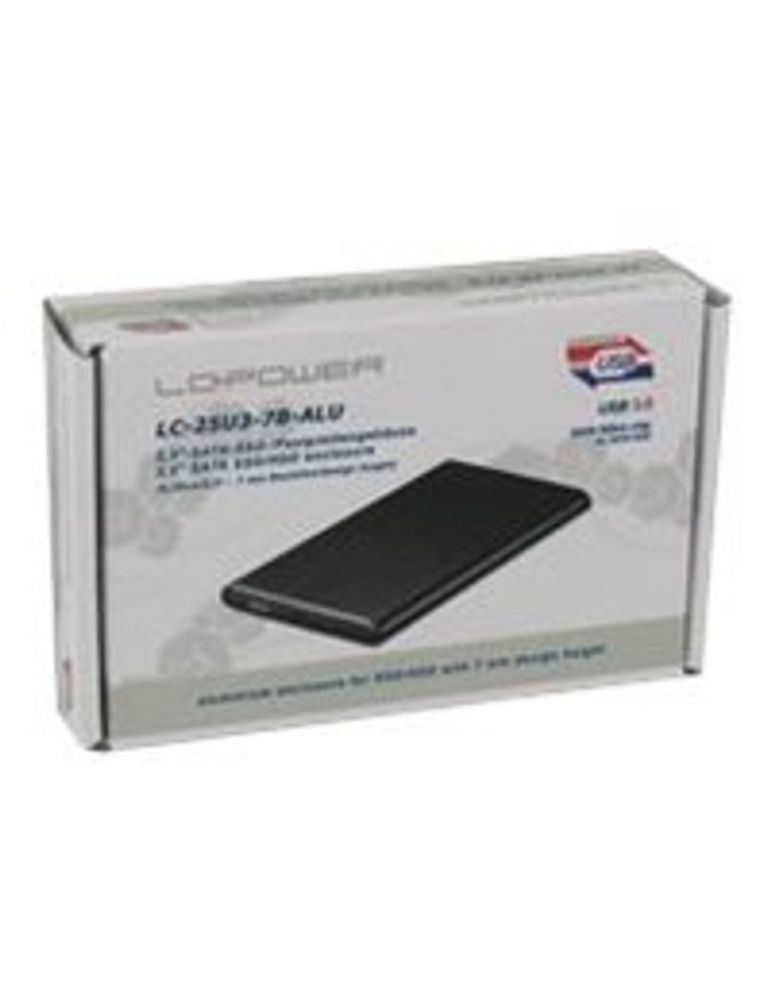 LC Power LC-25U3-7B-ALU - storage enclosure - SATA 6Gb/s - USB 3.0