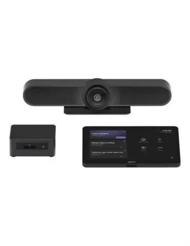 Logitech Small Room with Tap + MeetUp + Intel NUC for Microsoft Teams Rooms - video conferencing kit - with Intel NUC Pro Kit NU - Tik.ro
