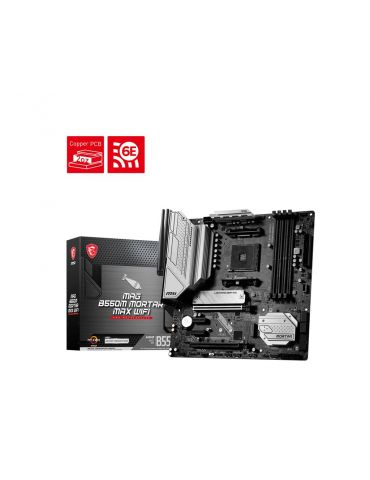 MSI MAG B550M MORTAR MAX WIFI AMD B550 Mufă AM4 micro-ATX Msi - 1 - Tik.ro