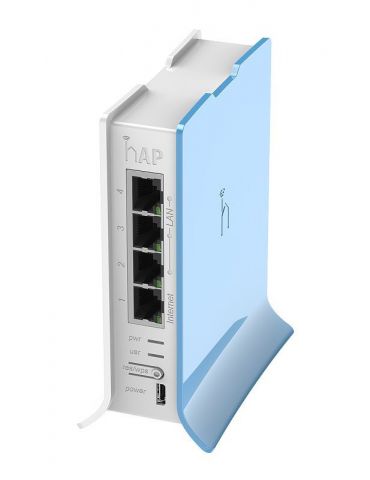 Router mikrotik wireless 300 mbps porturi 10/100 x 3 antena interna x 1 mt rb941-2nd-tc (include tv 1.5 lei) (include tv 1.5 lei - Tik.ro