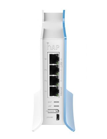Router mikrotik wireless 300 mbps porturi 10/100 x 3 antena interna x 1 mt rb941-2nd-tc (include tv 1.5 lei) (include tv 1.5 lei