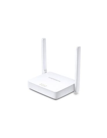 Router mercusys wireless  300mbps 2 porturi 10/100mbps 2 antene externe mw301r (include timbru verde 1.5 lei) Mercusys - 1 - Tik.ro