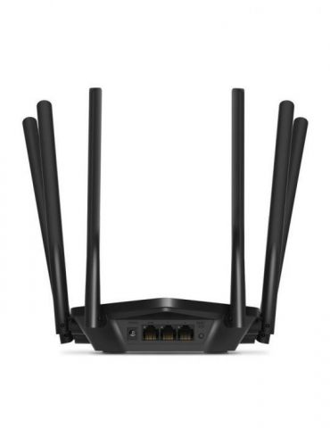 Router mercusys wireless  1900mbps 2 porturi lan gigabit 1 port wan gigabit dual band ac1900 6 x antena externa mr50g (include t