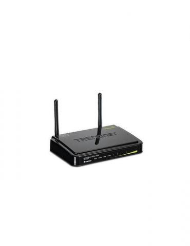Router trendnet wireless 300 mbps porturi 10/100 x 4 antena externa x 2 n300 tew-731br (include tv 1.5 lei) Trendnet - 1 - Tik.ro