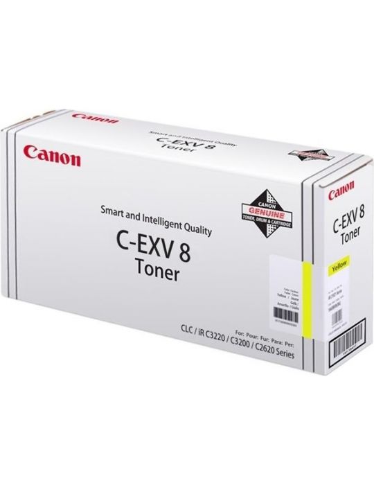Toner original canon yellow exv8y pentru clc 2620|clc 3200|clc 3220|ir c2620|ir c2620n|ir c3200|ir c3200n|ir c3220|ir c3220n 25k