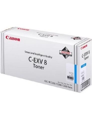 Toner original canon cyan exv8c pentru clc 2620|clc 3200|clc 3220|ir c2620|ir c2620n|ir c3200|ir c3200n|ir c3220|ir c3220n 25k i