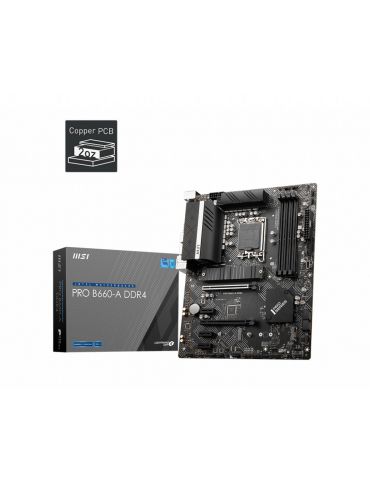 MSI PRO B660-A DDR4 Intel B660 LGA 1700 ATX Msi - 1 - Tik.ro