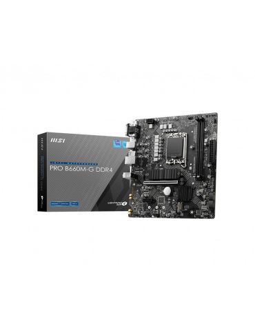 MSI PRO B660M-G DDR4 plăci de bază Intel B660 LGA 1700 micro-ATX Msi - 1 - Tik.ro