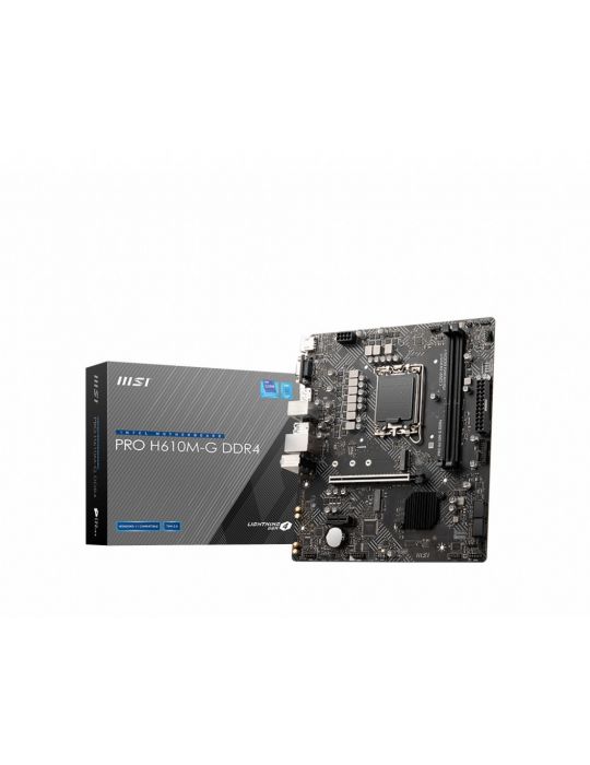 Placa de baza MSI PRO H610M-G DDR4, Intel H610, socket 1700, mATX Msi - 1