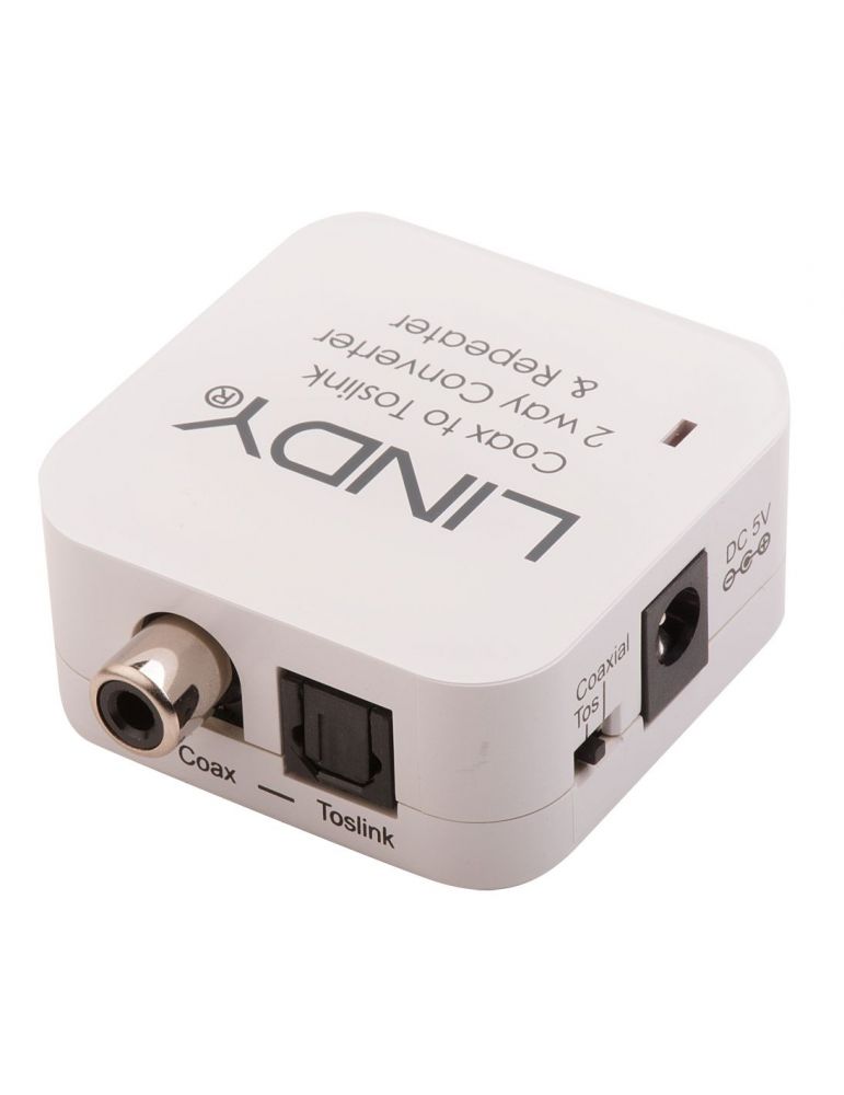 Lindy 70411 adaptor mufă cablu Toslink RCA Alb