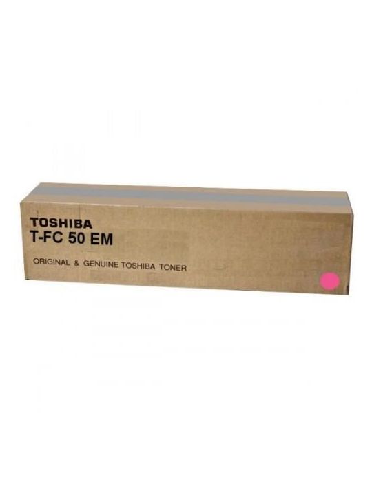 Toner original toshiba magenta fc50e-m pentru e-studio 2555|3055|4555 33.6k incl.tv 0.8 ron t-fc50e-m Toshiba - 1