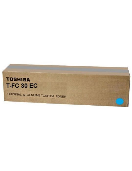Toner original toshiba cyan t-fc30c pentru e-studio 2050c|2051c|2551c 33.6k incl.tv 0.8 ron t-fc30c Toshiba - 1