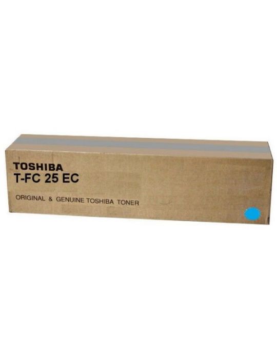 Toner original toshiba cyan t-fc25ec pentru e-studio 2040c|e-studio 2540c|e-studio 3040c|e-studio 3540c|e-studio 4540c 26k incl.