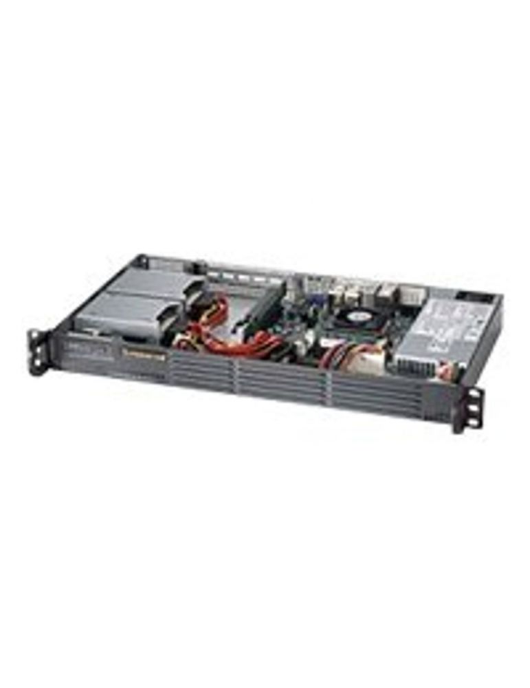 Supermicro SC504 203B - rack-mountable - 1U - mini ITX