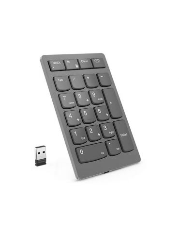 Lenovo Go Wireless tastă numerică Universală Bluetooth/USB/RF Wireless Gri Lenovo - 2
