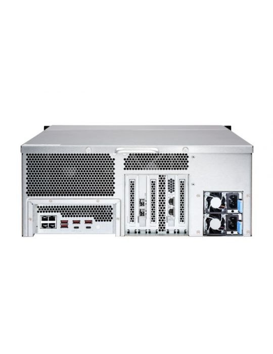 QNAP TS-h2483XU-RP NAS Cabinet metalic (4U) Ethernet LAN Negru E-2136 Qnap - 9