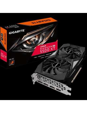 Placa video gigabyte radeon rx 5500 xt 4gb gv-r55xtd6-4gd  gpu Gigabyte - 1