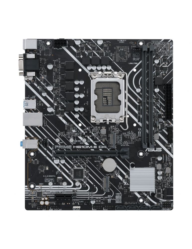 Placa de baza Asus PRIME H610M-E D4, Intel H610, Socket 1700, mATX