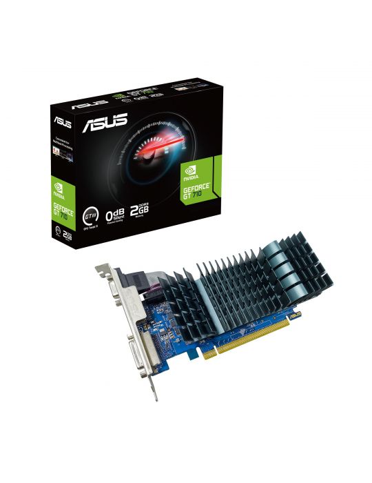 Placa video ASUS GT710-SL-2GD3-BRK-EVO NVIDIA GeForce GT 710 2 Giga Bites GDDR3 Asus - 5
