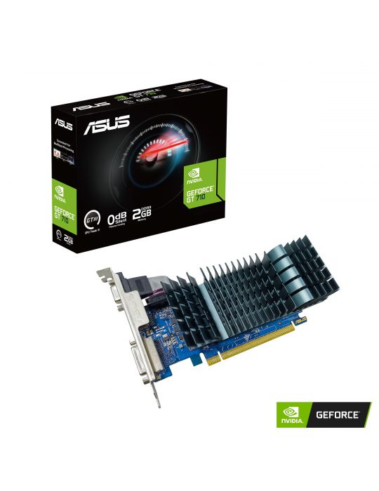 Placa video ASUS GT710-SL-2GD3-BRK-EVO NVIDIA GeForce GT 710 2 Giga Bites GDDR3 Asus - 7