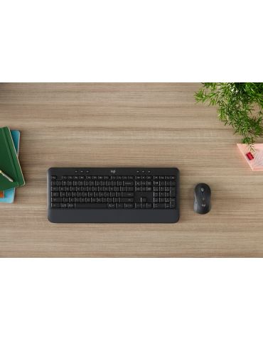 Logitech Signature MK650 Combo For Business tastaturi Mouse inclus RF Wireless + Bluetooth QWERTY US Internațional Grafit Logite
