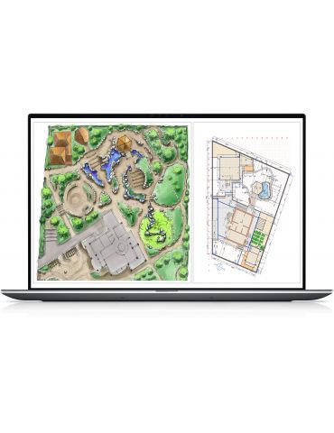 DELL Precision 5770 i7-12700H Stație de lucru mobilă 43,2 cm (17") Ecran tactil UHD+ Intel® Core™ i7 16 Giga Bites DDR5-SDRAM De