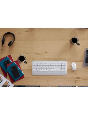 Logitech Signature MK650 Combo For Business tastaturi Mouse inclus RF Wireless + Bluetooth QWERTZ Germană Alb Logitech - 8