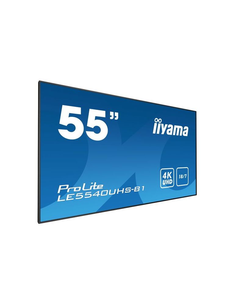iiyama LE5540UHS-B1 Afișaj Semne 138,7 cm (54.6") LED 350 cd/m² 4K Ultra HD Negru Android 18/7