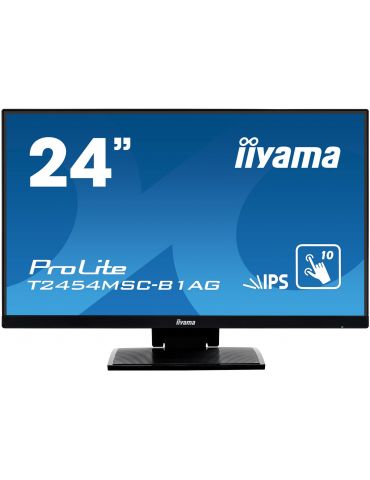 iiyama ProLite T2454MSC-B1AG monitoare LCD 60,5 cm (23.8") 1920 x 1080 Pixel Full HD LED Ecran tactil Multi-gestual Negru Iiyama - Tik.ro