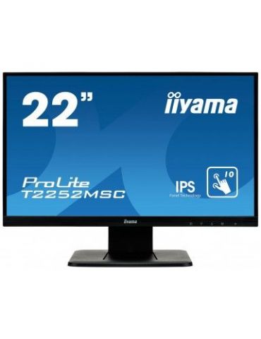 iiyama ProLite T2252MSC-B1 monitoare LCD 54,6 cm (21.5") 1920 x 1080 Pixel Full HD LED Ecran tactil Negru Iiyama - 2 - Tik.ro