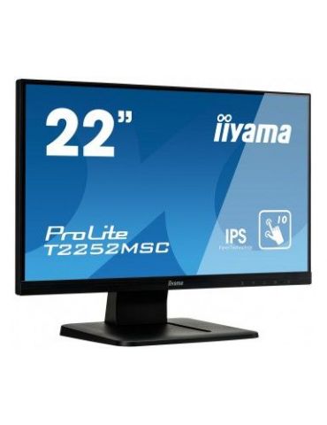 iiyama ProLite T2252MSC-B1 monitoare LCD 54,6 cm (21.5") 1920 x 1080 Pixel Full HD LED Ecran tactil Negru Iiyama - 3