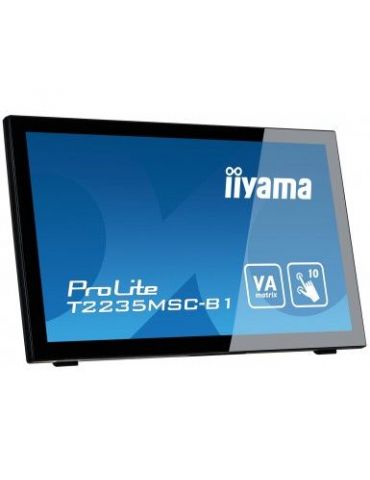 iiyama ProLite T2235MSC 54,6 cm (21.5") 1920 x 1080 Pixel Full HD LED Ecran tactil Platou de masă Negru Iiyama - 4