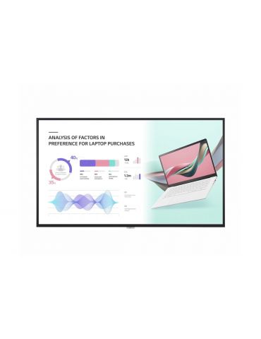 LG 55UH5J-H Afișaj Semne Panou informare digital de perete 139,7 cm (55") IPS Wi-Fi 500 cd/m² UHD+ Negru 24/7 Lg - 2