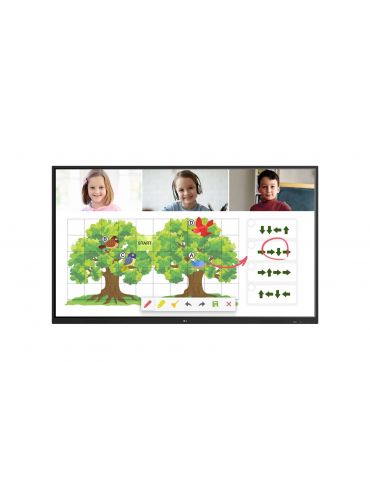 LG 86TR3PJ-B Panou informare digital de perete 2,18 m (86") LED Wi-Fi 390 cd/m² UHD+ Negru Ecran tactil Android 8.0 16/7 Lg - 1 - Tik.ro