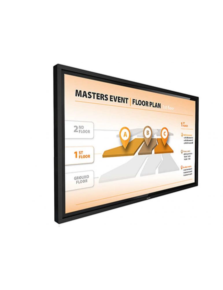 Philips 32BDL3651T/00 Afișaj Semne Placă-A digitală 81,3 cm (32") VA Wi-Fi 350 cd/m² Full HD Ecran tactil Procesor încorporat