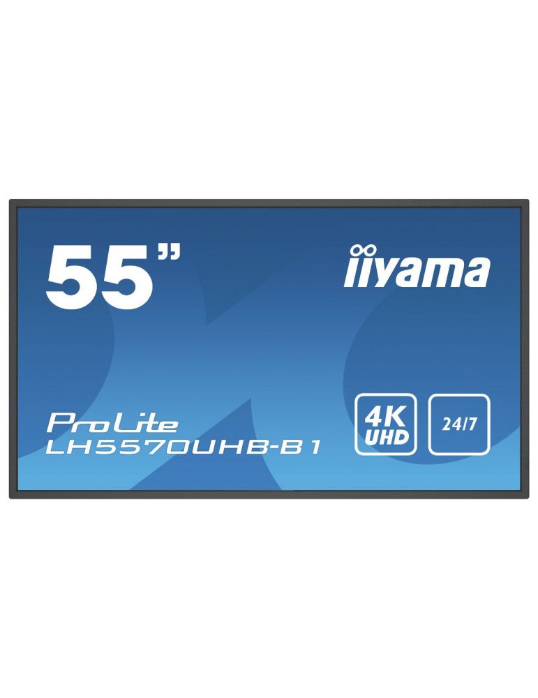 Display iiyama LH5570UHB-B1, 54.6inch, 4K Ultra HD, negru