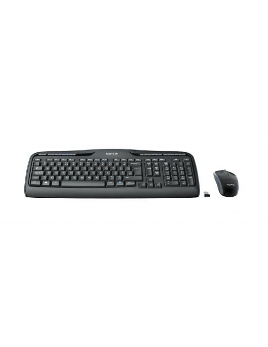 Logitech Wireless Combo MK330 tastaturi Mouse inclus USB QWERTZ Germană Negru Logitech - 1