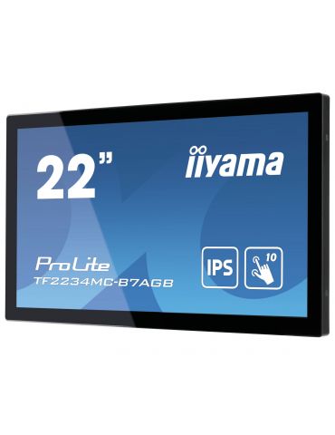iiyama ProLite TF2234MC-B7AGB monitoare LCD 54,6 cm (21.5") 1920 x 1080 Pixel Full HD LED Ecran tactil Multi-gestual Negru Iiyam