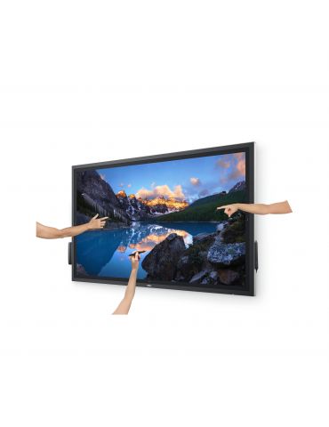 DELL C5522QT Ecran plat interactiv 138,8 cm (54.6") LCD 350 cd/m² 4K Ultra HD Negru Ecran tactil Dell - 4