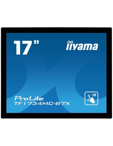 iiyama ProLite TF1734MC-B7X monitoare LCD 43,2 cm (17") 1280 x 1024 Pixel SXGA LED Ecran tactil Negru Iiyama - 1 - Tik.ro