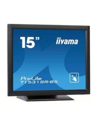 iiyama ProLite T1531SR-B5 monitoare LCD 38,1 cm (15") 1024 x 768 Pixel LED Ecran tactil Negru Iiyama - 1 - Tik.ro