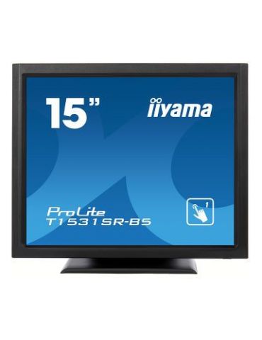 iiyama ProLite T1531SR-B5 monitoare LCD 38,1 cm (15") 1024 x 768 Pixel LED Ecran tactil Negru Iiyama - 2