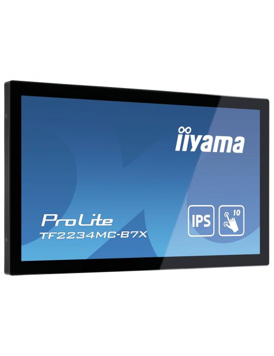 iiyama ProLite TF2234MC-B7X monitoare LCD 54,6 cm (21.5") 1920 x 1080 Pixel Full HD LED Ecran tactil Multi-gestual Negru Iiyama 