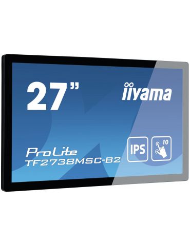 iiyama ProLite TF2738MSC-B2 monitoare LCD 68,6 cm (27") 1920 x 1080 Pixel Full HD LED Ecran tactil Multi-gestual Negru Iiyama - 