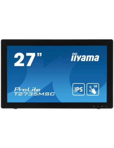 iiyama ProLite T2735MSC-B3 monitoare LCD 68,6 cm (27") 1920 x 1080 Pixel Full HD LED Ecran tactil Negru Iiyama - 1 - Tik.ro