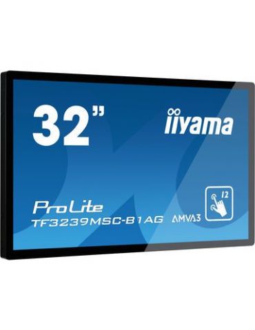 iiyama ProLite TF3239MSC-B1AG monitoare LCD 80 cm (31.5") 1920 x 1080 Pixel Full HD LED Ecran tactil Multi-gestual Negru Iiyama 