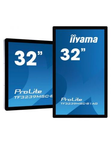 iiyama ProLite TF3239MSC-B1AG monitoare LCD 80 cm (31.5") 1920 x 1080 Pixel Full HD LED Ecran tactil Multi-gestual Negru Iiyama 