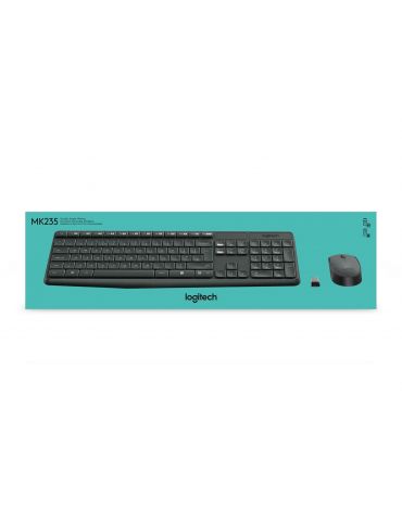 Logitech MK235 tastaturi Mouse inclus USB QWERTZ Germană Gri Logitech - 2