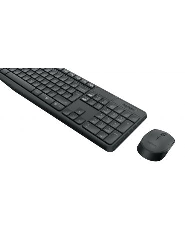 Logitech MK235 tastaturi Mouse inclus USB QWERTZ Germană Gri Logitech - 3