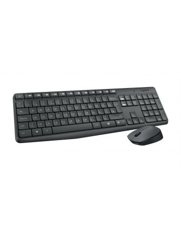 Logitech MK235 tastaturi Mouse inclus USB QWERTZ Germană Gri Logitech - 4